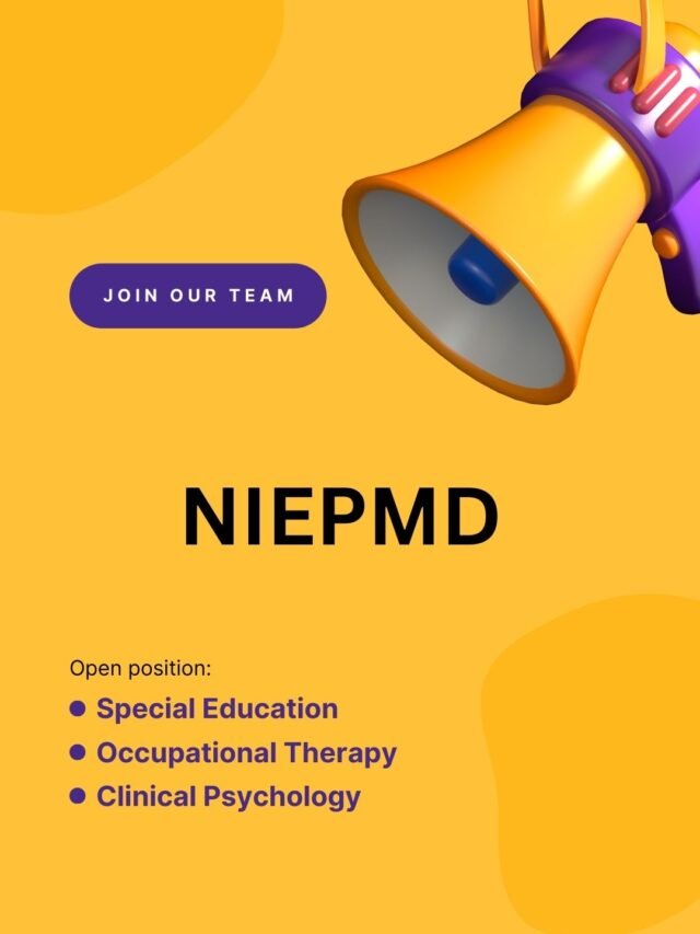 NIEPMD Recruitment Apply Online for Consultant Posts at NIEPMD Chennai & CRCs